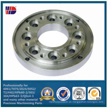 Flange de aço inoxidável de SUS304 / SUS 316 por fazer à máquina do CNC